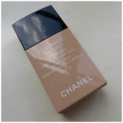 chanel vitalumiere aqua beige rose 30|Chanel vitalumiere aqua compact foundation.